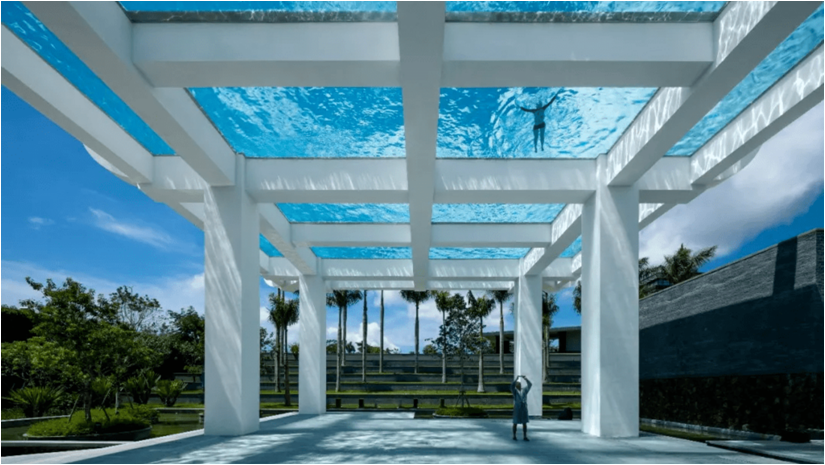 Acrylic Glass Bottom Pools